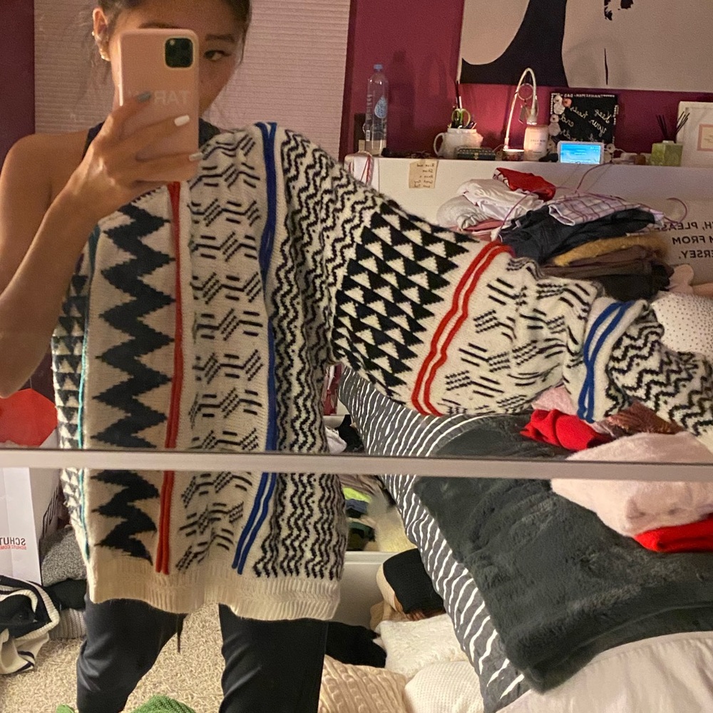 Furst of a Kind One Shoulder Vintage Sweater